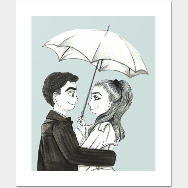 The Umbrellas Of Cherbourg Wall Art by conshnobre